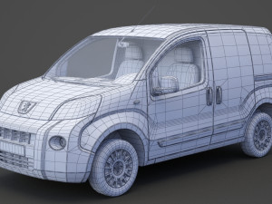 Peugeot Bipper Modelo 3D