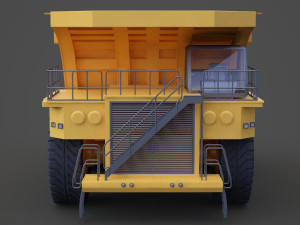 Industrial Vehicle - Mining Truck 01 Modelo 3D