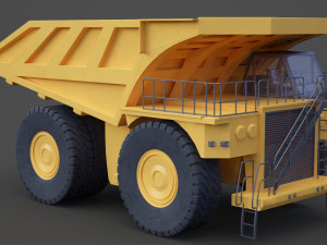 Industrial Vehicle - Mining Truck 01 Modelo 3D
