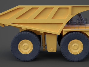 Industrial Vehicle - Mining Truck 01 Modelo 3D