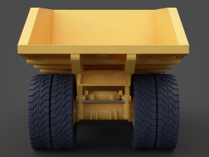 Industrial Vehicle - Mining Truck 01 Modelo 3D