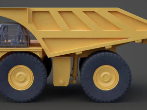 Industrial Vehicle - Mining Truck 01 3D Model