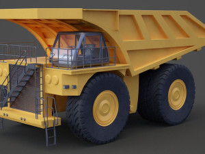 Industrial Vehicle - Mining Truck 01 Modelo 3D