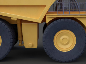 Industrial Vehicle - Mining Truck 01 Modelo 3D