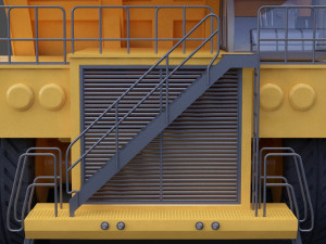 Industrial Vehicle - Mining Truck 01 Modelo 3D