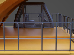 Industrial Vehicle - Mining Truck 01 Modelo 3D