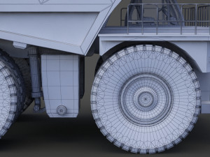 Industrial Vehicle - Mining Truck 01 Modelo 3D