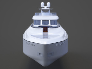 Photorealistic Yacht 03 3D Модель
