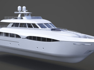 Photorealistic Yacht 03 3D Модель