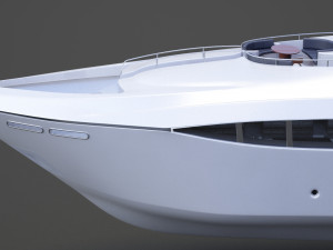 Photorealistic Yacht 03 3D Модель