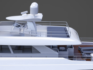 Photorealistic Yacht 03 3D Модель