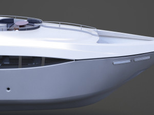 Photorealistic Yacht 03 3D Модель