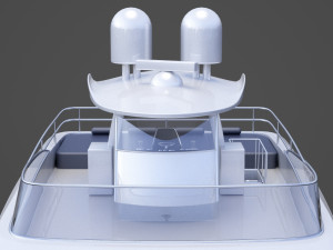 Photorealistic Yacht 03 3D Модель