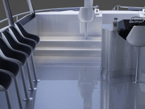 Photorealistic Yacht 03 3D Модель