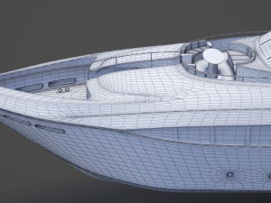 Photorealistic Yacht 03 3D Модель