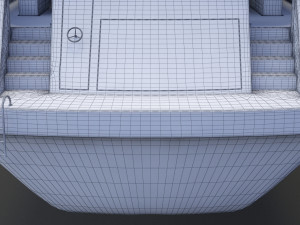 Photorealistic Yacht 03 3D Модель
