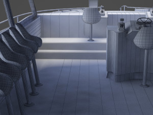 Photorealistic Yacht 03 3D Модель