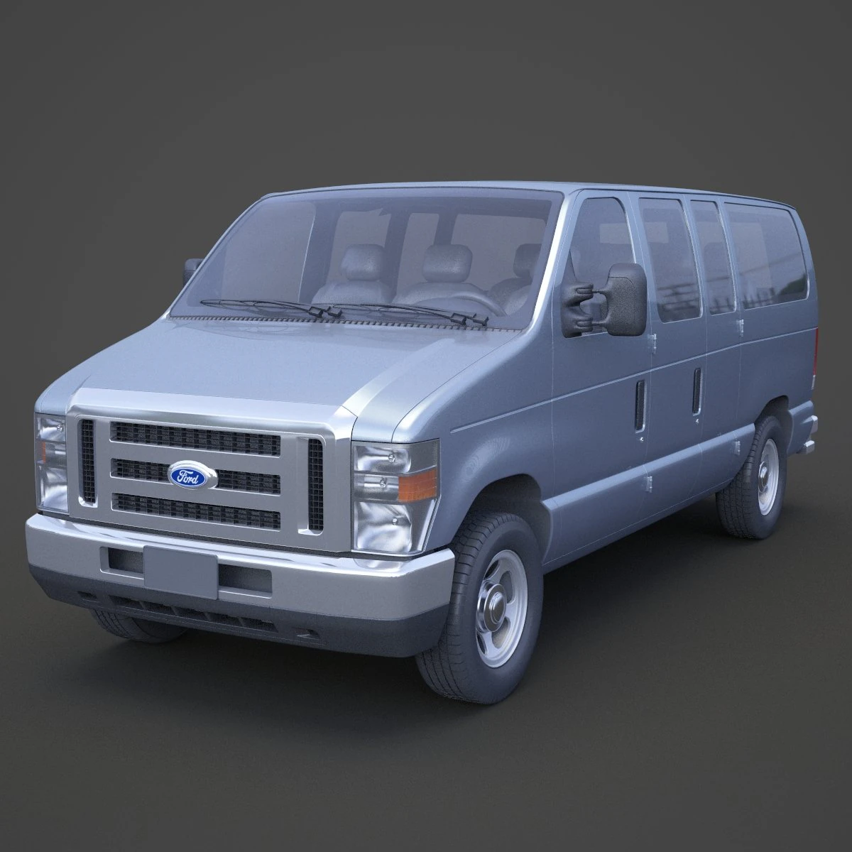 Ford-E-150 3D Model .c4d .max .obj .3ds .fbx .stl .blend 