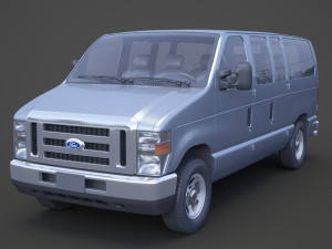 Ford-E-150 3D Model