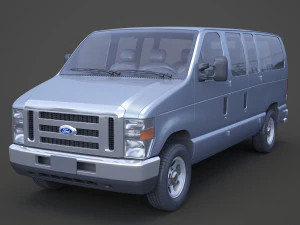 Ford-E-150 Modello 3D