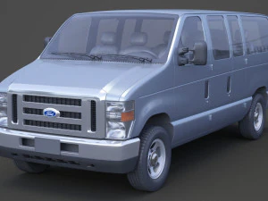 Ford-E-150 3D Model