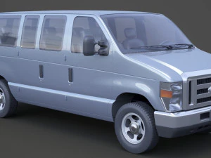 Ford-E-150 3D Model