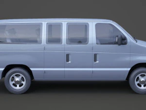 Ford-E-150 3D Model