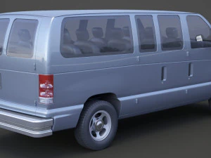 Ford-E-150 3D Model