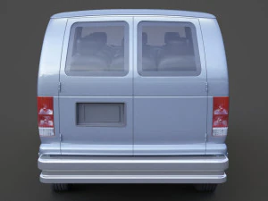 Ford-E-150 3D Model
