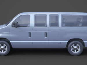 फोर्ड-ई-150 3D मॉडल