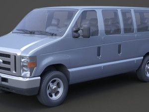 फोर्ड-ई-150 3D मॉडल