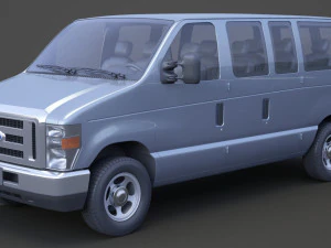 Ford-E-150 3D Model