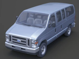 Ford-E-150 3D Model
