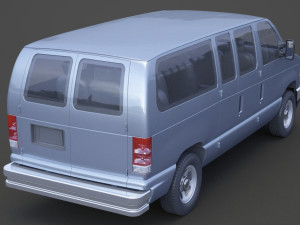 फोर्ड-ई-150 3D मॉडल