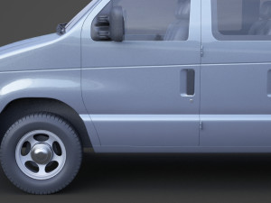 फोर्ड-ई-150 3D मॉडल