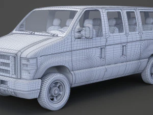 Ford-E-150 3D Model