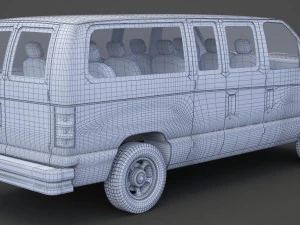 Ford-E-150 3D Model