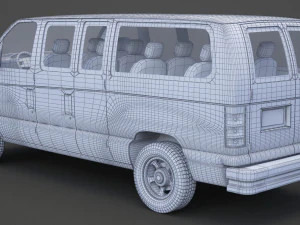 Ford-E-150 3D Model