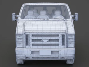 Ford-E-150 3D Model
