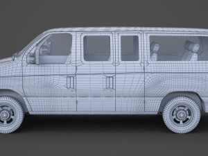 फोर्ड-ई-150 3D मॉडल