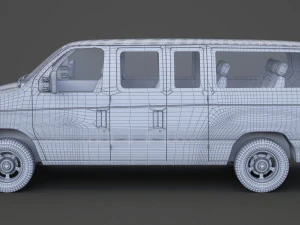 Ford-E-150 3D Model