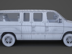 फोर्ड-ई-150 3D मॉडल