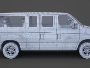 Ford-E-150 3D Model