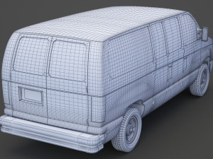 फोर्ड-ई-150 3D मॉडल