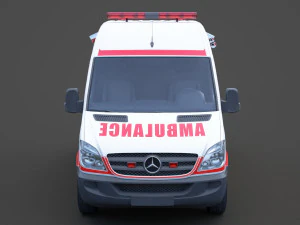 Mercedes Benz Sprinter Ambulance 3D Model