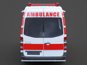 Mercedes Benz Sprinter Ambulance 3D Model