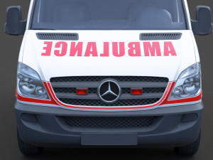 Mercedes Benz Sprinter Ambulance 3D Модель