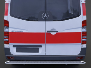 Mercedes Benz Sprinter Ambulance 3D Модель