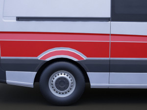 Mercedes Benz Sprinter Ambulance 3D Модель