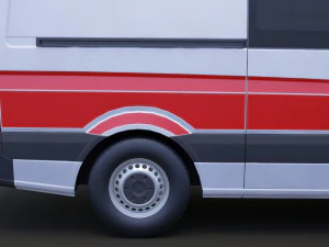 Mercedes Benz Sprinter Ambulance 3D Model